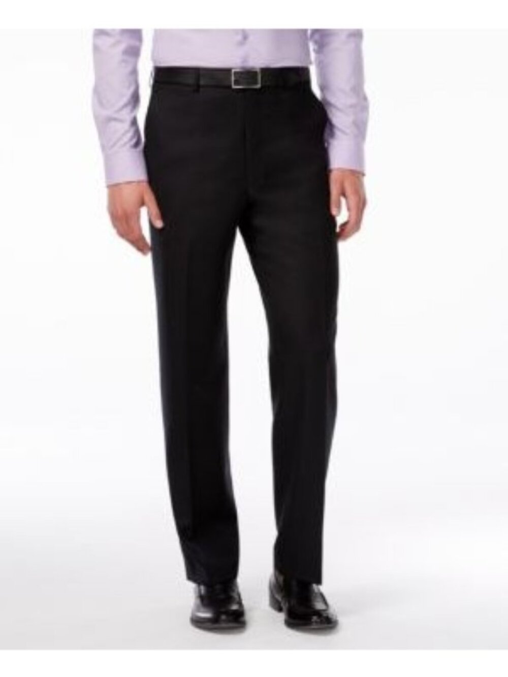 Unhemmed NEW Black Shaquille O'neal Collection Big and Tall Classic-fit Pants